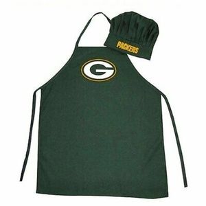 NFL Green Bay Packers Chef Hat and Apron Set